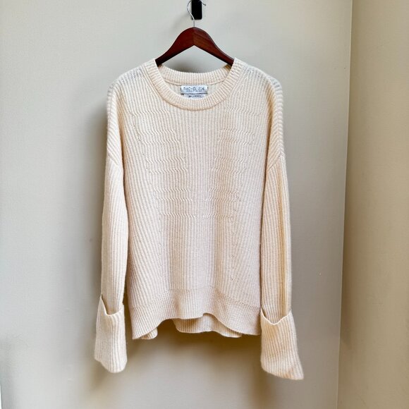 Rachel Zoe 100% Cashmere Sweater – Cream - Picture 1 of 11